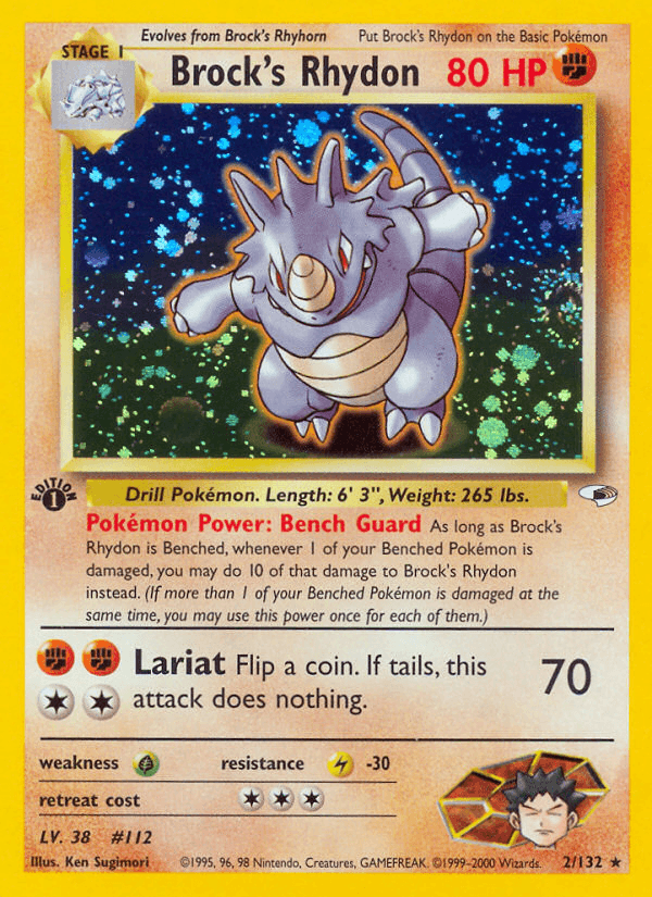 Brock's Rhydon Holo (Moderatley Played)