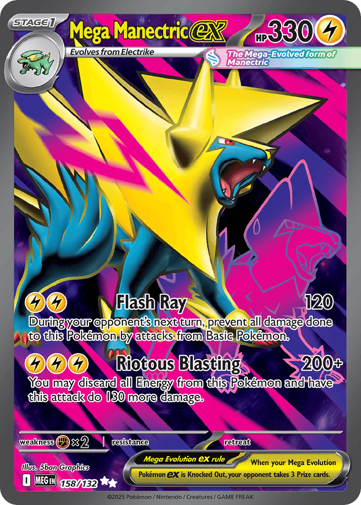 Mega Manectric EX (Near Mint)